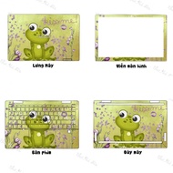Laptop Skin Sticker Cute Frog Model - Decal Stickers For Dell, Hp, Asus, Lenovo, Acer, MSI, Surface,Vaio