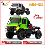 MN MODEL MN333 1/18 All Terrain RC Rock Crawler 4WD Alloy Car Shell Off-Road Truck with Spare Tire