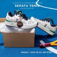 Men's and women's padel tennis shoes on cloud roger pro undyed aloe