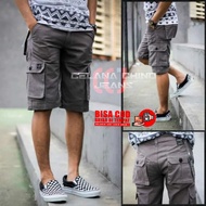 What's MORE HITS Men's Short Cargo Pants Mountain Striped Cardinal Beach Gym Running Fitness Outfit