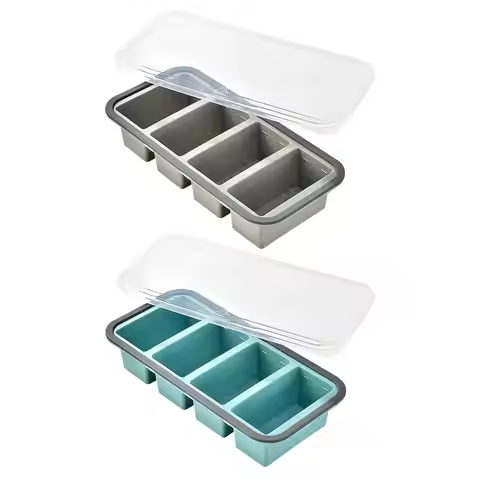 Silicone Soup Base Freezer Containers, Soup Base Dispensing And Freezing Molds, Silicone Freezer Mol