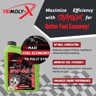 TRIMOLY-X TRIMOLYX 5W40 FULLY SYNTHETIC ENGINE OIL SP/CF 4L Car Lubricant Minyak Hitam Minyak Enjin 