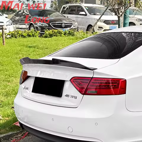 For Audi A5 A5 S-line 8T B8 B8.5 4Door Sportback 2007-2016 PSM Style Car Rear Roof Spoiler Wing Spoi