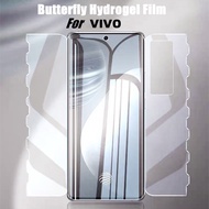 Butterfly Front and Back Hydrogel Film For VIVO X60 X50 X70 Pro Nex 3/3S iqoo 7 8 Pro Magic 3 Pro X70 Pro Plus Screen Protector