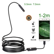 3-in-1 Endoscope Camera Mini Flexible Snake Engine Camera Car Endoscope IP67 Waterproof USB Len Insp