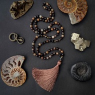 MALA INCA - 棕色瑪瑙 108 顆頌經珠 念珠