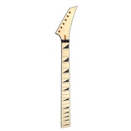 24 Frets Guitar Neck Maple Fingerboard with String Lock Right for 6-String Electric Guitar Neck Repl