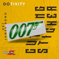 Cutting Sticker 007 JAMES BOND