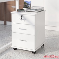 Office Mobile Pedestal With Lock Swing Door Filing Cabinet Wheels Available xilin520.sg