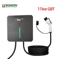 BOMERN home electric car charger RFID 380V ev charging station GBT ev charger 11kw 16A