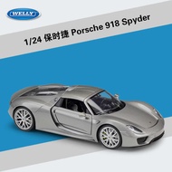 Willie 1: 24 Porsche 918 911gt3 rs 356 Sports Car Simulation Alloy Car Model Toy Ornaments