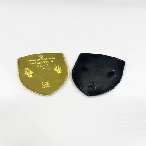 Top Quality Newest Style 68x51mm 3D Metal Shield Color Crest Front Hood Emblem Bonnet Badge Logo for