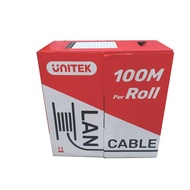 Unitek cat5E C18126ABL UTP network cable 100m 0.5CCA blue