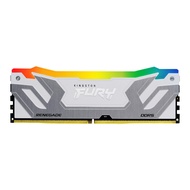 Kingston FURY Renegade RGB ホワイト XMP 24GB 8400MT/s DDR5 CL40 CUDIMM デスクトップゲーミングメモリ - KF584CU40RWA-24