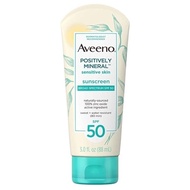 Aveeno Positively Mineral Sensitive Skin Sunscreen Spf50 88ml JK_20849