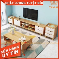 Combo TV shelf, tea table, drawer