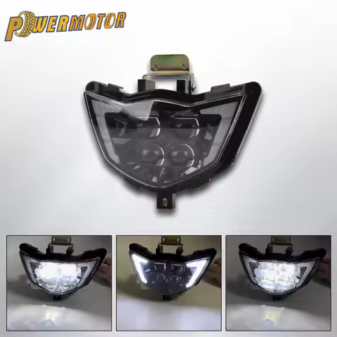 Motorcycle LED Headlight Enduro Dirt Bike Head Light Motocross for Yamaha WR250F WR450F YZ250F YZ450