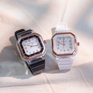 Fashion Men Women Watches Gold Casual Transparent Digital Sport Watch Lover's Gift