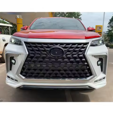 LX Den Body Kits Fortuner Grille Headlight Front Bumper Facelift Accessories 2016 2022 for Fortuner 