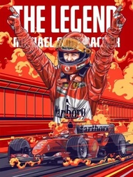 hot toys | Formula One Schumacher 5D Diamond Painting F1 Car Poster Mosaic Wall Decoration Handmade