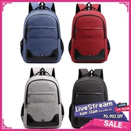 (B450) 44cm Beg Laptop Waterproof Laptop Backpack Beg Sekolah Menengah Beg Galas Lelaki Wanita Backp