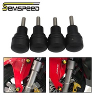 SEMSPEED Motorcycle M6 Front Fender Fork Slider Screws Bolts Protection For KAWASAKI Z125 Z250 Z300 