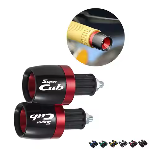 For Honda Super CUB C70 90 110 C125 CT125 New Motorcycle Handle Bar End Weight Handlebar Grips Cap P