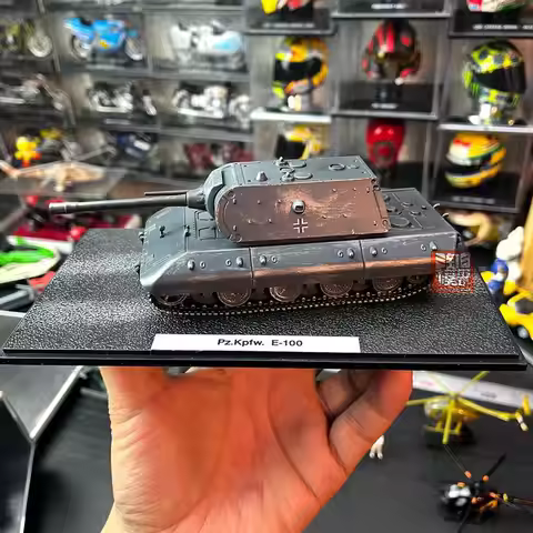 World of Tanks Blitz 1:72 alloy tank model German Pz.Kpfw E-100 twin barrel tank model decoration 16