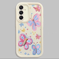 Case For Samsung A25 5G A15 4G A15 5G Phone Butterfly Silicone Soft Shell Full Cover Shockproof