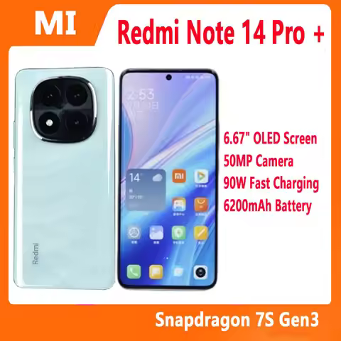 New Xiaomi Redmi Note 14 Pro Plus 5G Smartphone CN Version 50MP OIS 6200mAh 6.67" 1.5K Display Snapd
