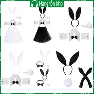 WIN Bunny Cosplay Costumes For Women Easter Bunny Costume Set Rabbit Headband Costume Bunny Tutu Cos