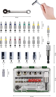 Bosch 27 件螺絲批頭與棘輪扳手套裝 kktckp 2528 27 Pieces Bosch Screwdriver Bit And Ratchet Set 在我的店內相信你也喜歡 you ma