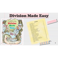 [PRE529] 50 pages Division Made Easy Worksheet for Pre-school PDF version 电子书