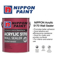 5L Nippon Acrylic 5170 Wall Sealer / cat rumah nippon paint / undercoat paint / cat undercoat dinding / sealer