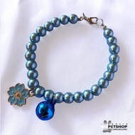 Kalung Kucing Mutiara 1Lonceng 14mm