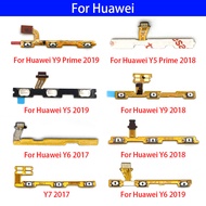 แพรสวิทซ์ เปิดปิด เพิ่มเสียง ลดเสียง Huawei Y9 2018 Y9 2019 Y9 Prime 2019 Y7 2017 Y7 Pro 2018 Y7 Pro 2019 Y5 Y6 2017 2018 2019 Y6P 2020  GR5 2017 Y7P 2020 Volume Button Flex Cable HUAWEI