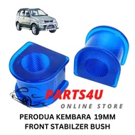 PERODUA KEMBARA Stab Bush Front 19MM Sets ( 2pcs ) / STABILIZER BAR BUSH SILICONE