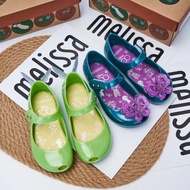 2023 Melissa New Girls' Fish Mouth Sandals Children's Jelly Shoes Butterfly Fairy