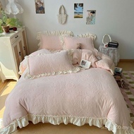 New Three-Dimensional All-Consuming Milk Three-Four Velvet Carved Manor French-Piece Set Cross-Borde