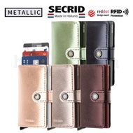 荷蘭SECRID RFID智能防盜Miniwallet真皮銀包 - Metallic