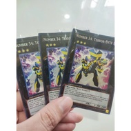 GENUINE YUGIOH CARD (Redu format): Number 34: Terror-Byte - PRC1-ENV02 - Secret Rare