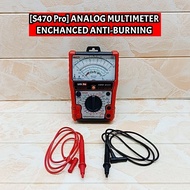 [S470 Pro] ANALOG MULTIMETER ANTI-BURNING measurement Resistance AC voltage current Transistor hFE D