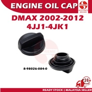 S2U Engine Oil Cap Isuzu DMax 2002-2012YR 4JJ1 4JK1 4WD 8-98026-084-0 Penutup Minyak Hitam Kereta 4x