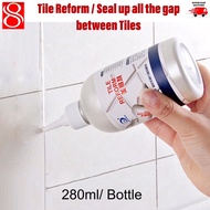 Tile Gap putty filler  GROUT FILLER CLEANER Tile reform Best Grout Cleaner for Tile Filler Grout Cleaning 280ml