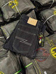 กางเกงยีนส์ LAZY (ป้ายหนัง)  ผ้าดิบ16ออนซ์ดีเทลใหม่ 🔥❤️‍🔥