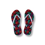Hahaha Pattern Girls' Flip Flops