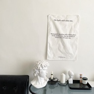 JIN CHA GOD-棉麻質感掛布 He hath said unto me /基督/受洗禮