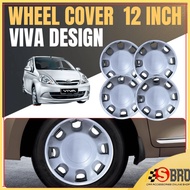 Universal R12'' Inch Car Wheel Cover Tyre Center Hub Cap Steel Rim Universal R12'' Inch (Viva Design
