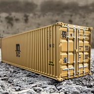Miniature Shipping Container HO Scale 1:87 40FT Railway Train Container Model Hobby ABS Cargo Box Fo