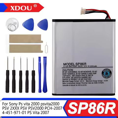 2210mAh SP86R Battery Replacement for Sony Playstation PS Vita PSV Slim PSV 2000,PCH-2000,PCH-2003,P